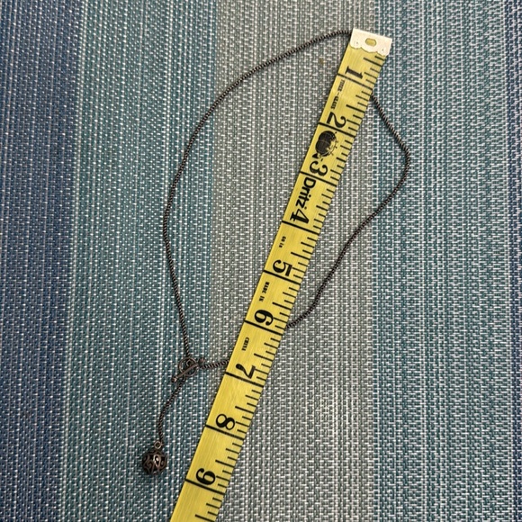 Silver Ball Toggle Necklace - Picture 3 of 3